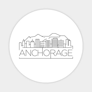 Anchorage Minimal Skyline Magnet